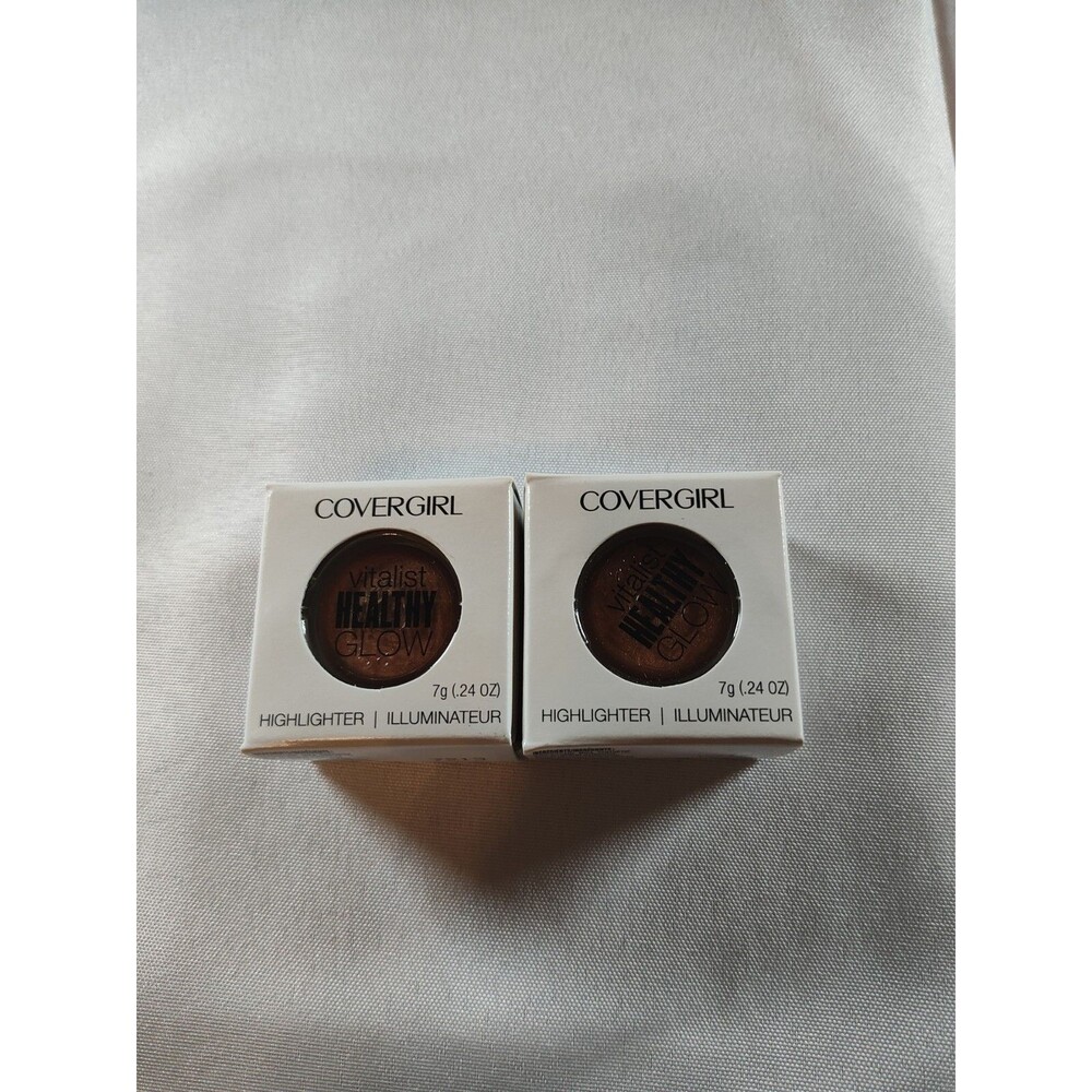 2 Pack Covergirl Vitalist Healthy Glow Highlighter #4 Sunkissed 7g (.24 oz)